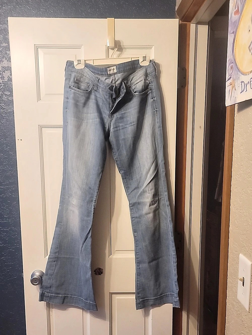 Hudson Flare Jeans in Blue Waist 29